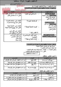 ملخص شرح أدوات الاستفهام ومفهومه وأدواته ومعانيه (عرب 301) (لغة عربية) الثالث الثانوي