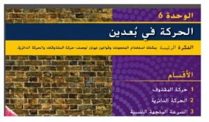 ملخص وأوراق عمل الوحدة السادسة مع الحلول, (فيزياء) التاسع المتقدم