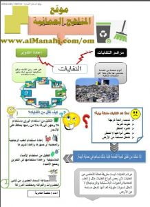 ملخص درس إعادة التدویر (علوم) الرابع
