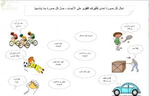 اختبار الكتروني لدرس كيف تغيير الحركة نموذج ثان (علوم) الأول