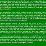 كتابة قصة نموذج سابع (رحلة سياحية) (لغة انجليزية) ملفات مدرسية