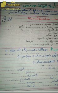 مراجعة جديد للفصل الأول بخط اليد