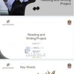 READING AND WRITING PROJECT, (لغة انجليزية) الثالث