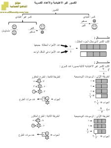 أهم القواعد في الرياضيات سلسلة كامبردج في درس درس الكسور الاعتيادية والأعداد الكسرية (رياضيات) الخامس