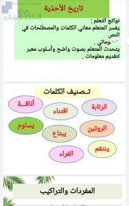 أوراق عمل ومهارات درس تاريخ الأحذية, (لغة عربية) الخامس