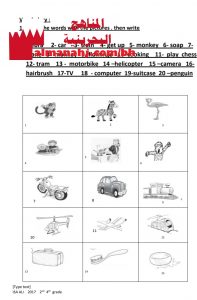 مذكرة مراجعة نهائية للدور الثاني نموذج 4 (لغة انجليزية) الرابع