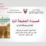 عرض بوربوينت لقصيدة الحقيقة المرّة مقرر عرب 301