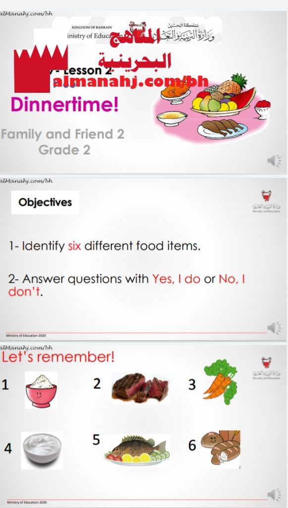 الدرس الثاني من الوحدة السابعة