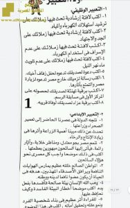 مراجعة شاملة للفصل الأول