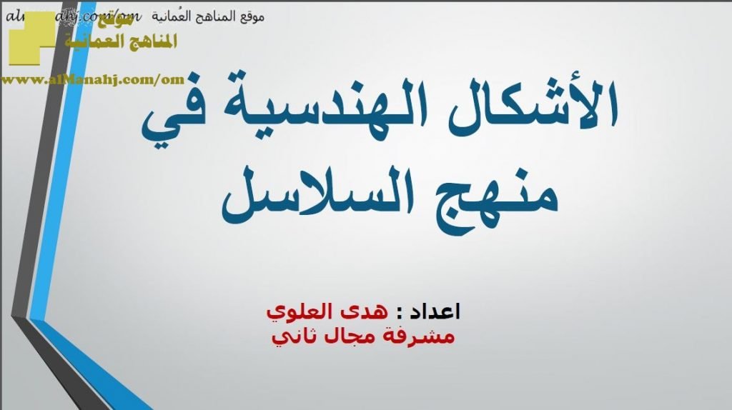 أوراق عمل عن الأشكال الهندسية في منهج السلاسل (رياضيات) الأول
