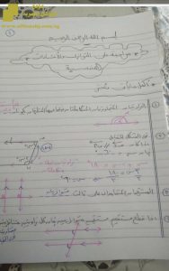 مراجعة تفصيلية وهامة على التوازي والإنشاءات الهندسية بخط اليد