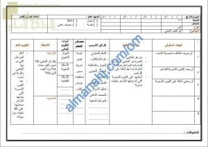 تحضير الكتروني لجميع دروس المنهج (لغة عربية) الحادي عشر