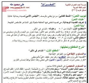 شرح درس الممنوع من الصرف