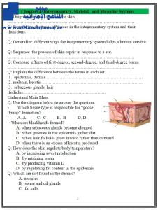 مراجعة الفصلين الثاني والثالث (منهاج أبو ظبي), منهج انجليزي (علوم) التاسع العام