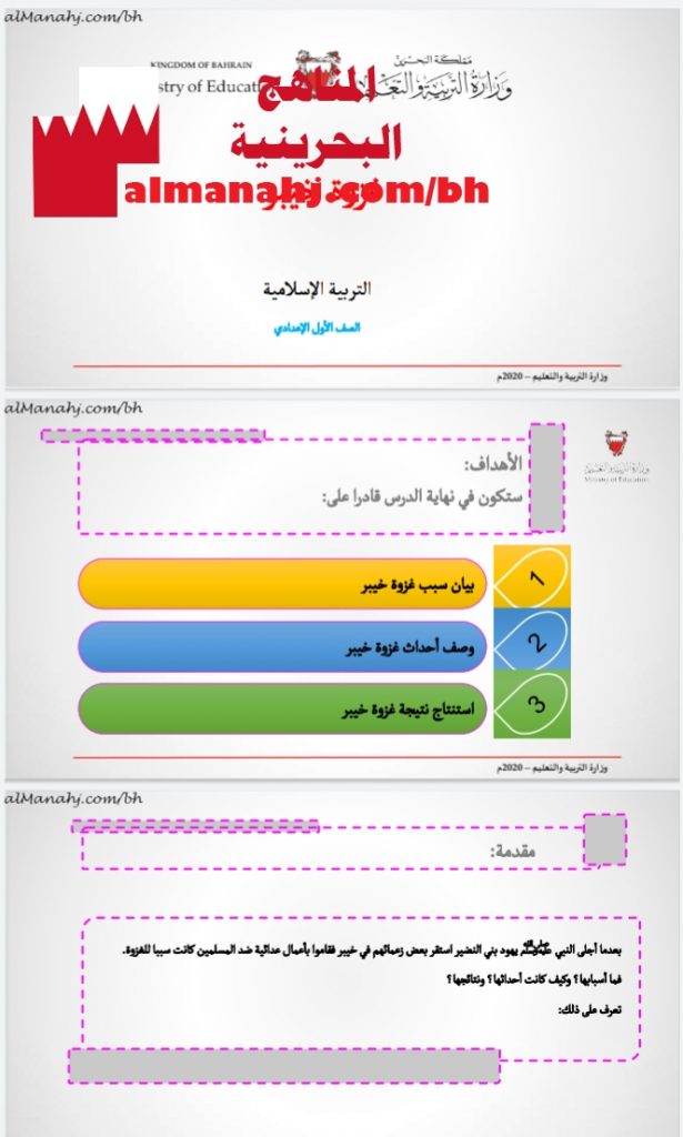 درس غزوة خيبر