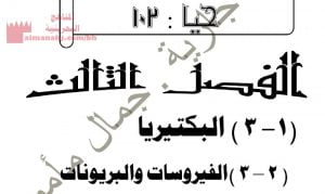 شرح وتلخيص وتحليل للفصل الثالث مقرر حيا 102