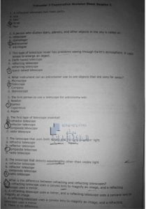 أوراق عمل (EXAMINATION REVISION) مع الحل, (لغة انجليزية) السابع