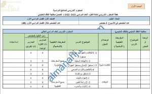خطة المحتوى التدريسي للعام الدراسي الجديد وفق منهج كامبردج (علوم) الأول