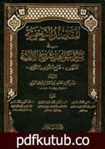 تحميل كتاب المقاصد النحوية في شرح شواهد شروح الألفية المشهور بشرح الشواهد الكبرى PDF تأليف بدر الدين العيني مجانا [كامل]